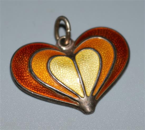 David Andersen enamel pendant